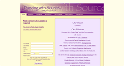 Desktop Screenshot of dancingwithsource.com